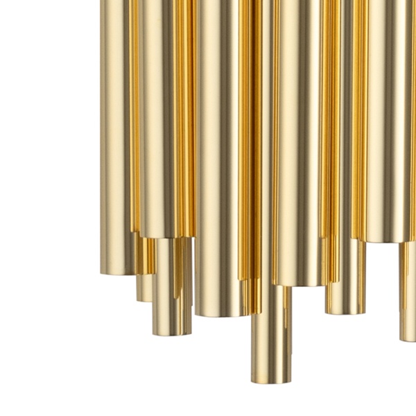 Lampa ścienna TUBO GOLD złota 50 cm Step Into Design