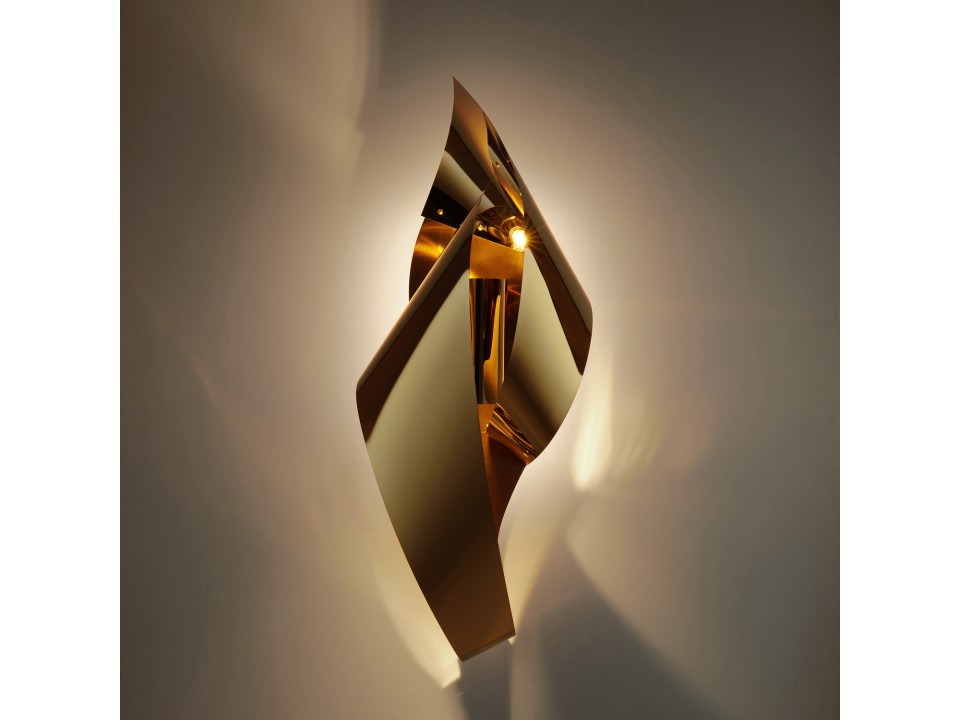 Lampa ścienna AXEL LED złoty połysk 77 cm Step Into Design