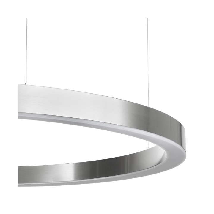 Lampa wisząca CIRCLE 120 LED nikiel szczotkowany 120 cm - Step Into Design