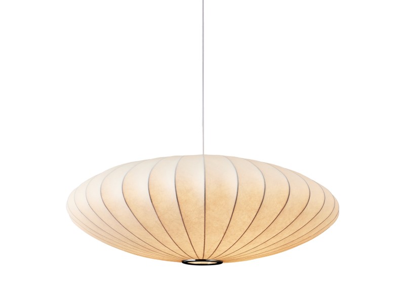 Lampa wisząca SILK FLAT biała 60 cm Step Into Design