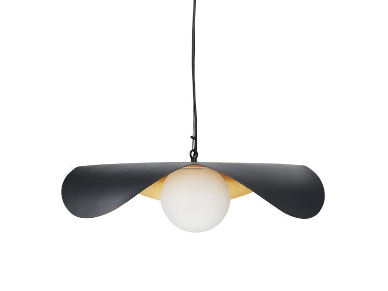 Lampa wisząca ENZO czarno złota 60 cm Step Into Design