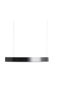 Lampa wisząca CIRCLE 80 cm - LED, ring tytanowy - Step Into Design
