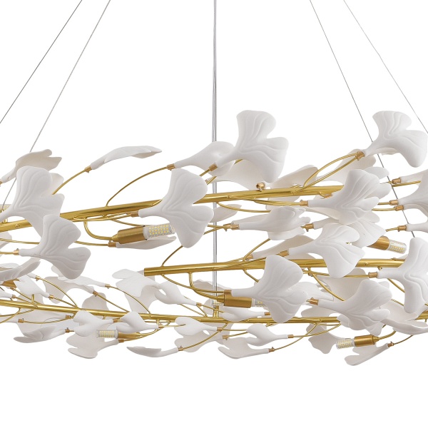 Lampa wisząca BOTANIKA złoto biała 150 cm Step Into Design