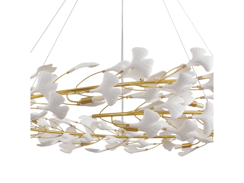 Lampa wisząca BOTANIKA złoto biała 150 cm Step Into Design