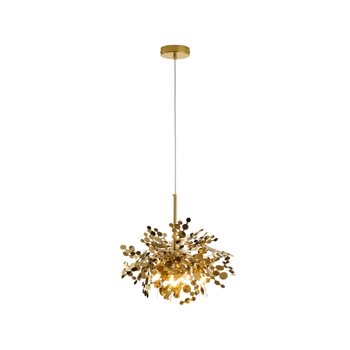 Lampa wisząca MONETTI 40 cm - złota, dekoracyjna - Step Into Design