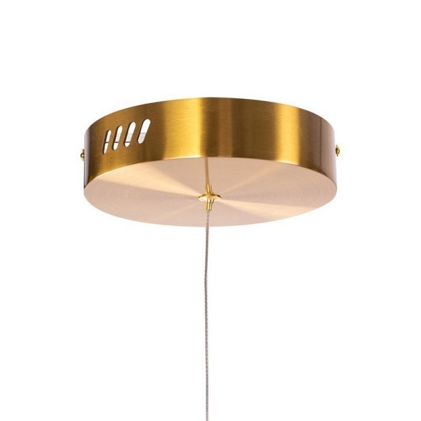 Lampa wisząca CIRCLE 100 cm - LED, ring mosiądz szczotkowany Step Into Design