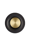 Lampa ścienna DONUT 18 cm - LED, szkło, szaro-złota - Step Into Design
