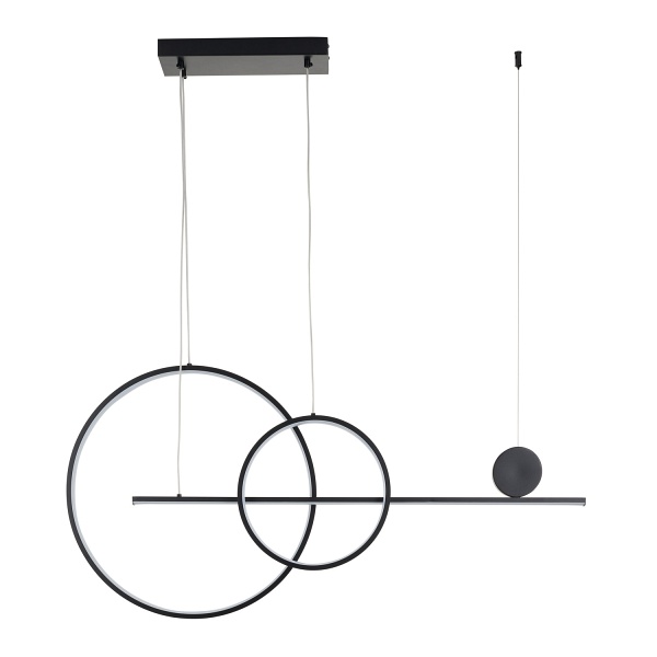 Lampa wisząca NEW AGE LED 120 cm - oprawa sufitowa czarna Step Into Design