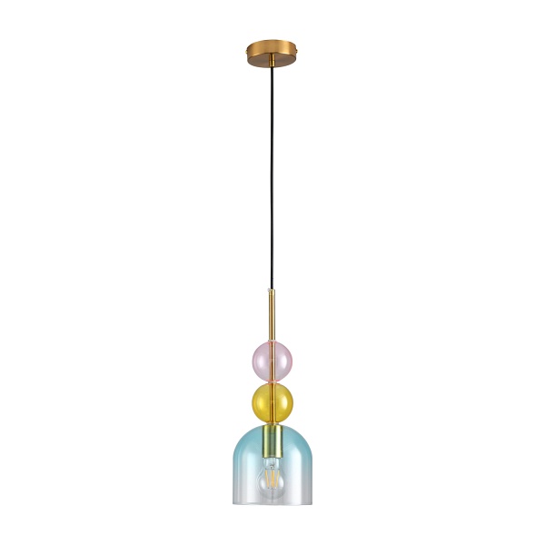 Lampa wisząca PASTELLO BLUE kolorowa 15 cm Step Into Design