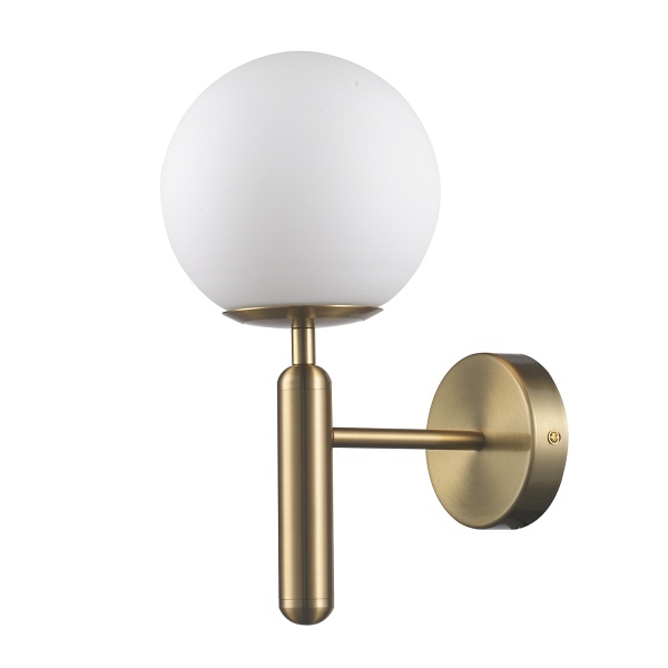 Lampa ścienna PALLA złoto-biała 15 cm Step Into Design