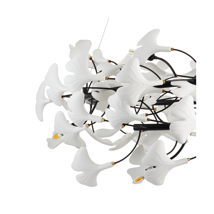 Lampa wisząca BOTANIKA 150 cm - czarna, G9, regulowana, designerska - Step Into Design