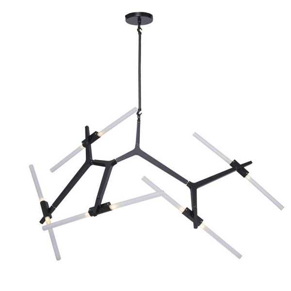 Lampa wisząca STICKS-10 czarna Step Into Design