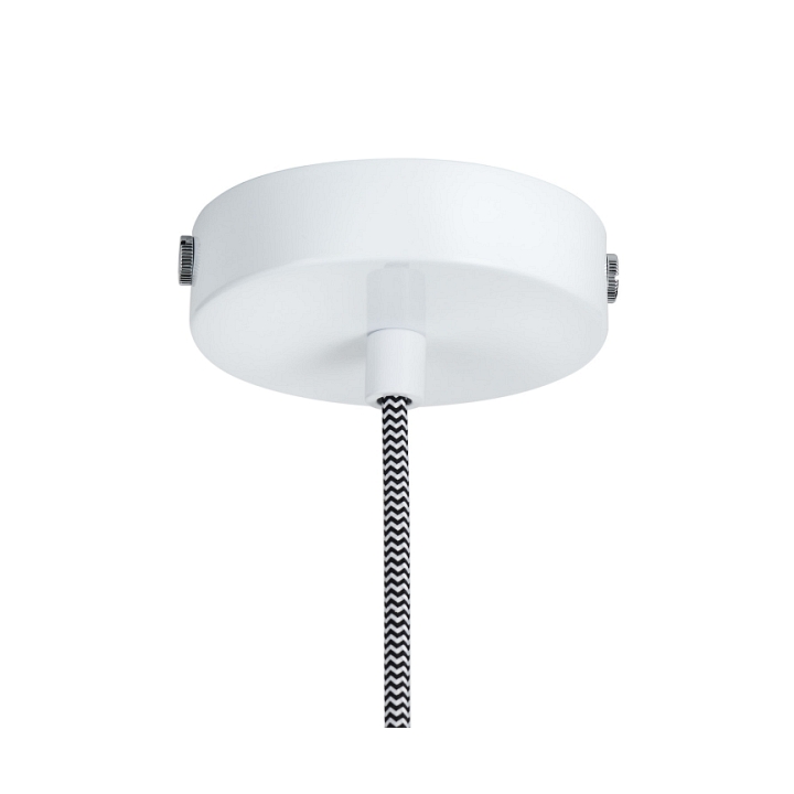 Lampa wisząca SAUCER 45 cm - biała minimalistyczna oprawa do wnętrz nowoczesnych - Step Into Design