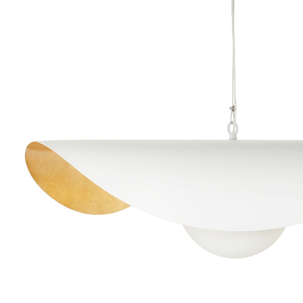 Lampa wisząca ENZO 80 cm - biało złota Step Into Design