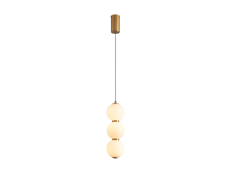 Lampa wisząca PERLA LED białe kule 12 cm Step Into Design