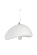 Lampa wisząca STONE biała 30 cm Step Into Design