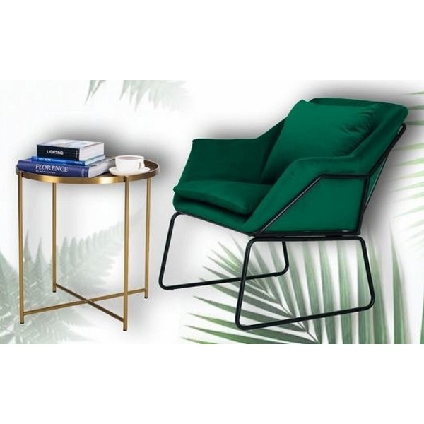 Stolik kawowy MOON mosiądz Step Into Design