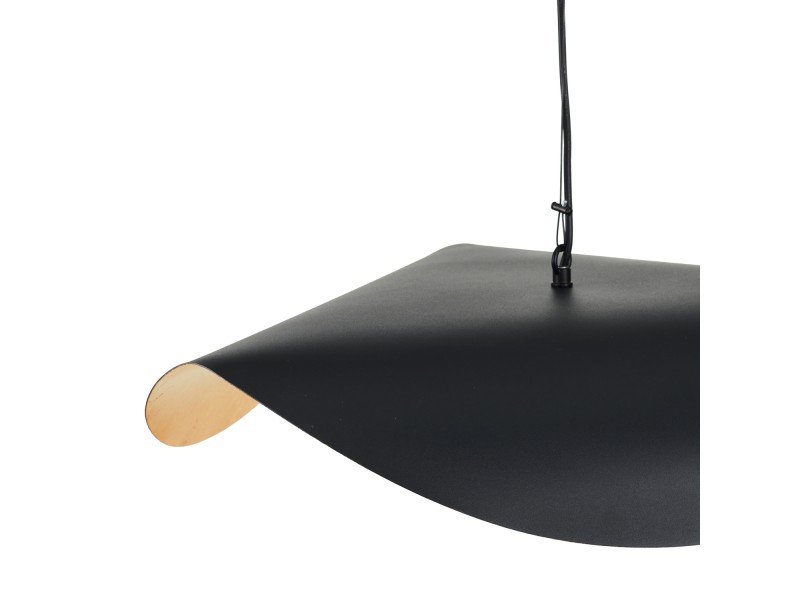 Lampa wisząca ENZO czarno złota 60 cm Step Into Design