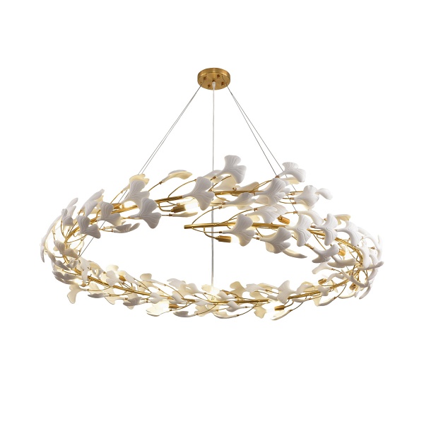 Lampa wisząca BOTANIKA złoto biała 150 cm Step Into Design