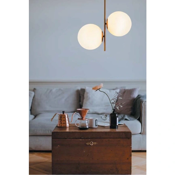 Lampa wisząca VENUS-2 mosiądz 44 cm Step Into Design