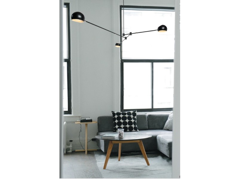 Lampa wisząca ASTRONOMY-3 czarna 175 cm Step Into Design