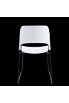 Krzesło TIPICO biało czarne Step Into Design