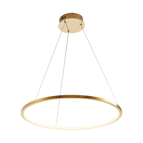 Lampa wisząca CIRCLE SLIM 60 LED złoty 60 cm Step Into Design