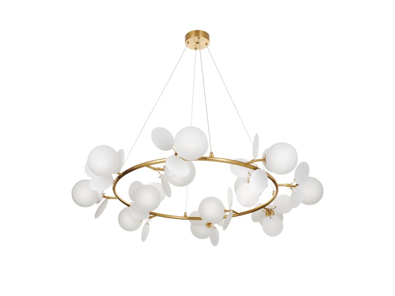 Lampa wisząca CHIC złoto biała 105 cm Step Into Design