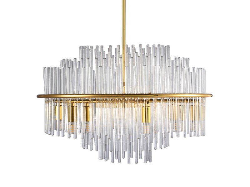 Lampa wisząca LUXORIA złota 50*35 cm Step Into Design