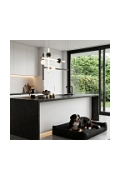 Lampa wisząca O-LINE L-4 LED czarna 110 cm - Step Into Design