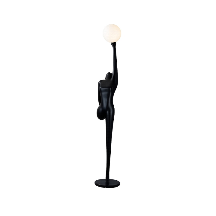 Lampa podłogowa WOMAN BALLERINA czarna 210 cm - Step Into Design