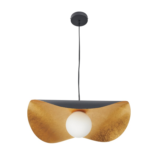 Lampa wisząca ENZO czarno złota 60 cm Step Into Design