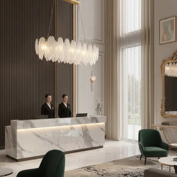 Lampa wisząca PIUMA LONG 100 cm – biała, oprawa sufitowa Step Into Design