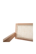 Krzesło BOHO drewniane w kolorze naturalnym z podłokietnikami - Step Into Design