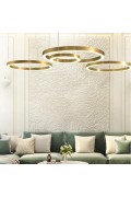 Lampa wisząca CIRCLE 60+80+80 LED nikiel na 1 podsufitce Step Into Design