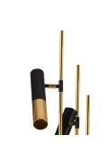 Lampa stojąca GOLDEN PIPE-3 czarno złota 180 cm Step Into Design