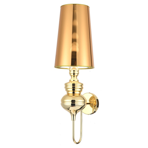 Lampa ścienna QUEEN złota 18 cm Step Into Design