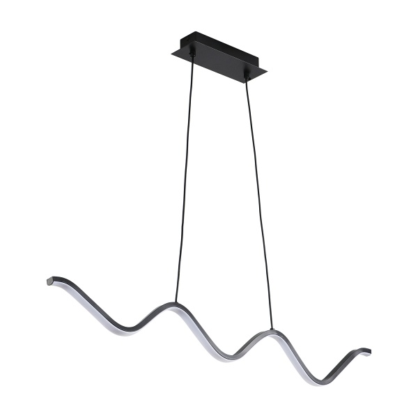 Lampa wisząca ZIGZAG LED czarna 90 cm Step Into Design