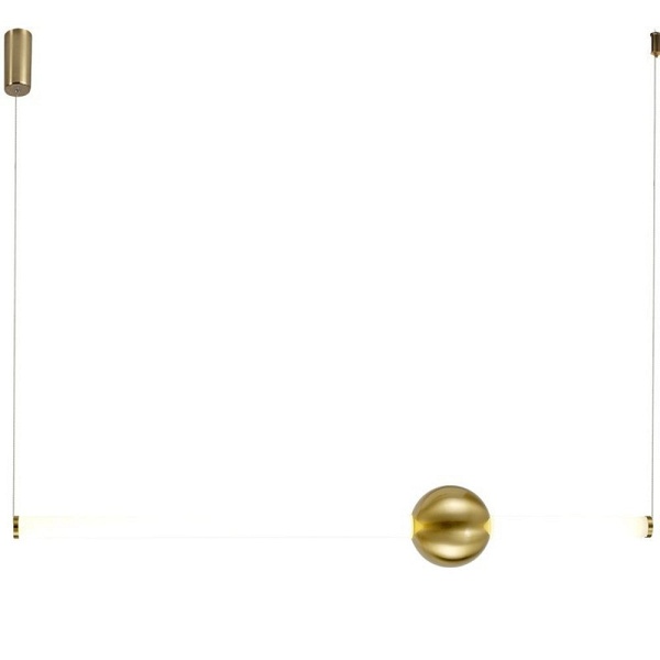 Lampa wisząca O-LINE 93 - LED, 93 cm, mosiądz Step Into Design