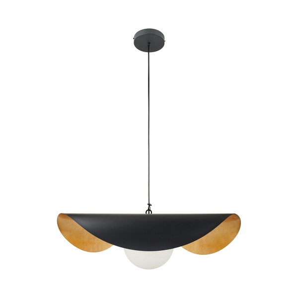Lampa wisząca ENZO 80 cm - czarno złota Step Into Design