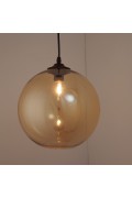 Lampa wisząca LOVE BOMB bursztynowa 25 cm Step Into Design