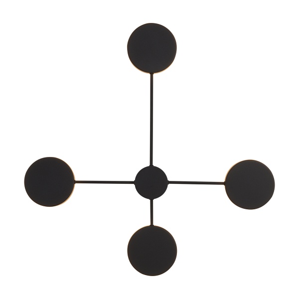 Lampa ścienna CLEX - 4 LED czarna 75 cm Step Into Design