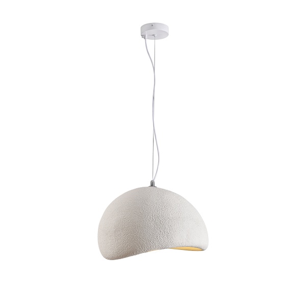 Lampa wisząca STONE 40 cm - biała Step Into Design