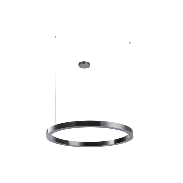 Lampa wisząca CIRCLE 100 - LED, ring tytanowy - Step Into Design