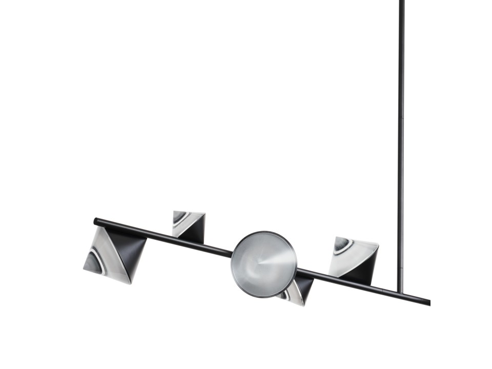 Lampa wisząca CONE LED czarna 130 cm Step Into Design