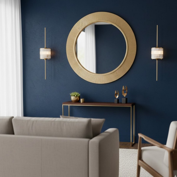 Lampa ścienna SERGIO-2 złota 90 cm Step Into Design