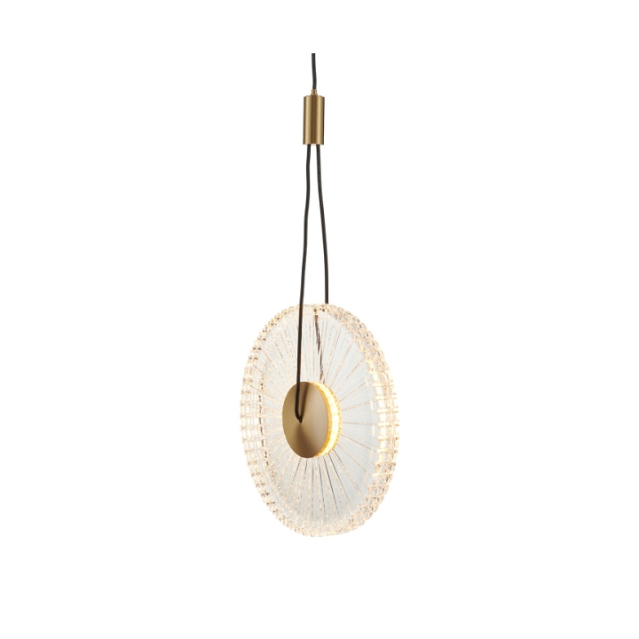 Lampa wisząca SUNBLAST - LED 20 cm, złota - Step Into Design