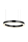 Lampa wisząca CIRCLE 60 cm - LED, ring tytanowy - Step Into Design