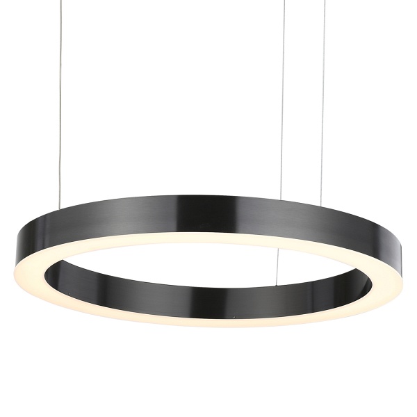 Lampa wisząca CIRCLE 40+100 LED tytanowa na 1 podsufitce Step Into Design