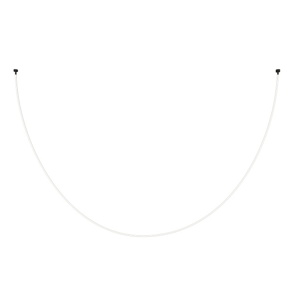 Lampa wisząca SNAKE LED wąż ledowy czarna 500 cm Step Into Design